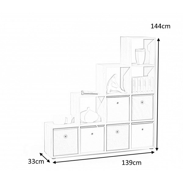 Altea bokhylle - Eik Altea bokhylle - Eik