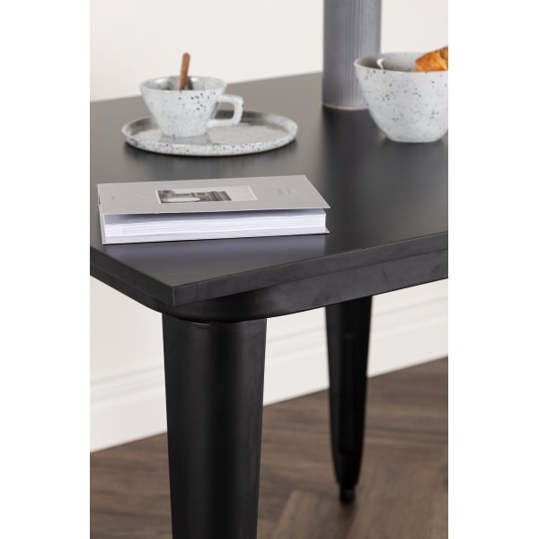Tempe spisebord 80 x 80 cm - Sort Tempe spisebord 80 x 80 cm - Sort