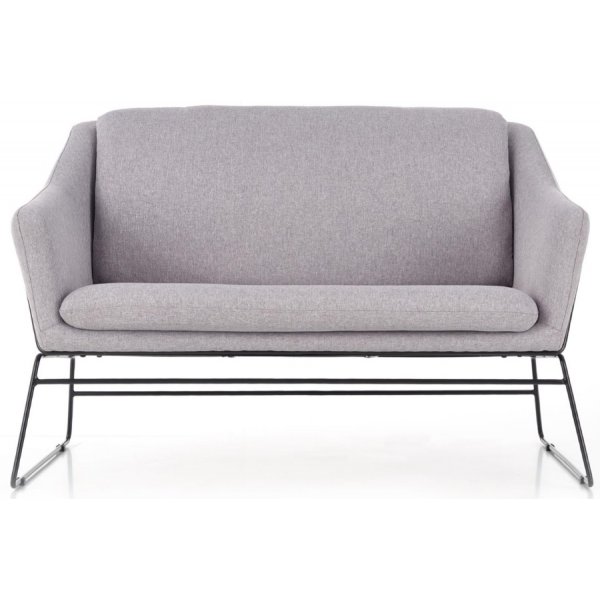 Regina XL sofa - Lys gr/svart