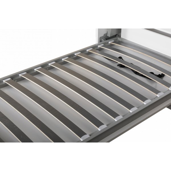 Veggseng 90200 cm vertikal - Hvit - Compact Living