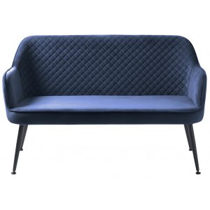 Anna 2-seters sofa i bl flyel