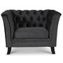 Chesterfield Liverpool lenestol - Antrasittgr flyel