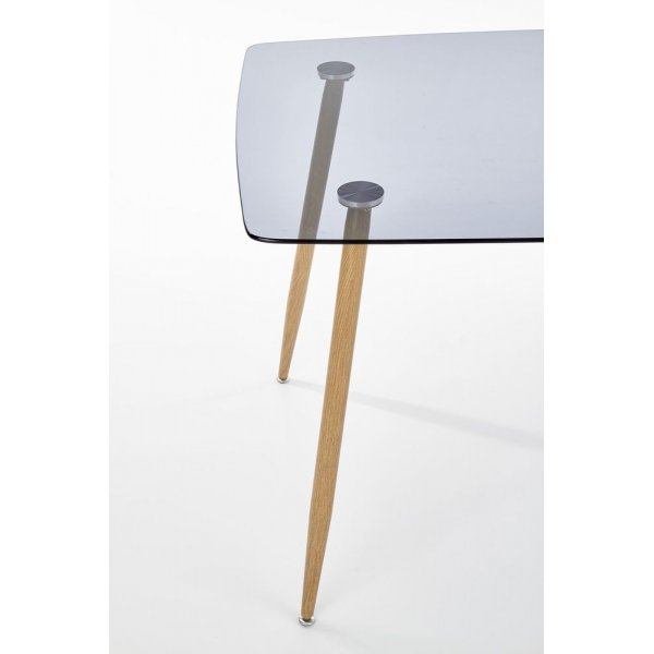 Tia spisebord - Svart/eik