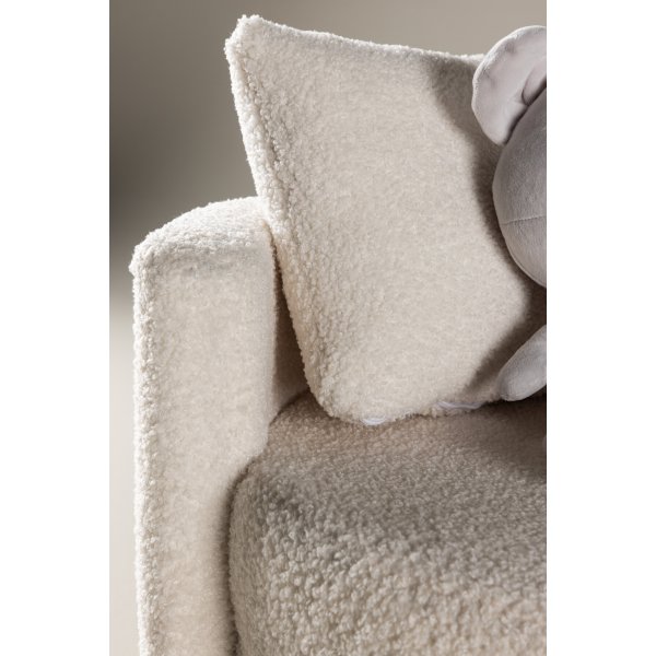 Kelso 2-seters barnesofa - Hvit teddy Kelso 2-seters barnesofa - Hvit teddy