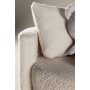 Kelso 2-seters barnesofa - Hvit teddy