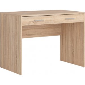 Nepo Plus skrivebord med 2 skuffer 100 x 59 cm - Lys eik