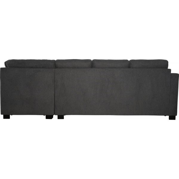 Salem hjørnesofa i mørkegrå stoff Salem hjørnesofa i mørkegrå stoff