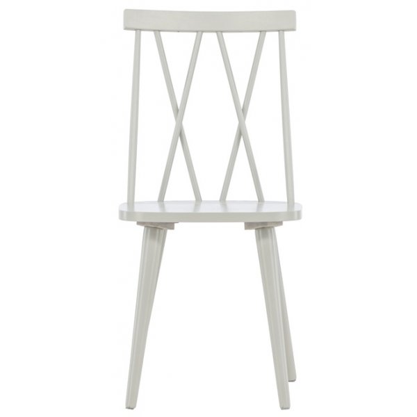 Mariette spisestol i flettet graktig