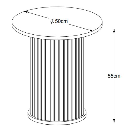Mood pidestall i oljet eik Mood pidestall i oljet eik