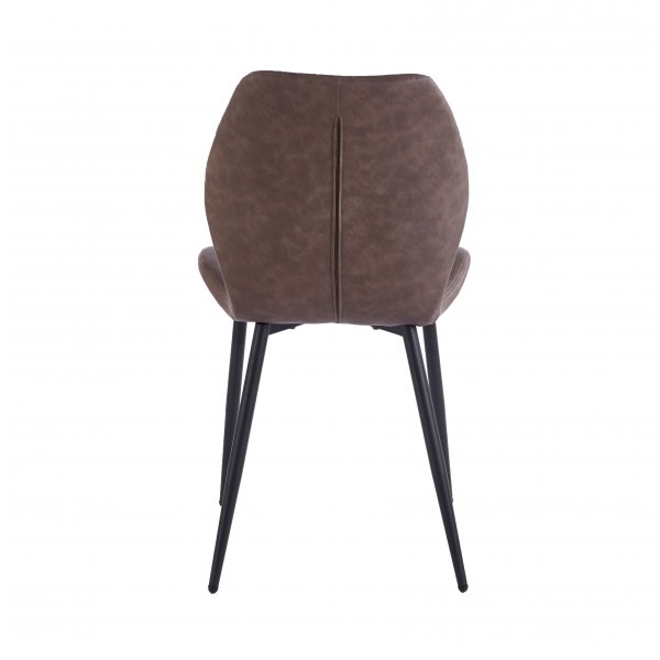 Santos spisestuestol - Brun/svart Santos spisestuestol - Brun/svart