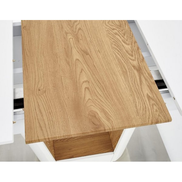 Vickie spisebord - Hvit/eik Vickie spisebord - Hvit/eik