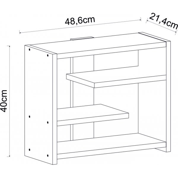 Guana vegghylle Hvit Guana vegghylle Hvit