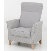 Lenestol i stoff online | Trendrom.no Tulip designer lenestol Lysegrå Velour 5895 NOK