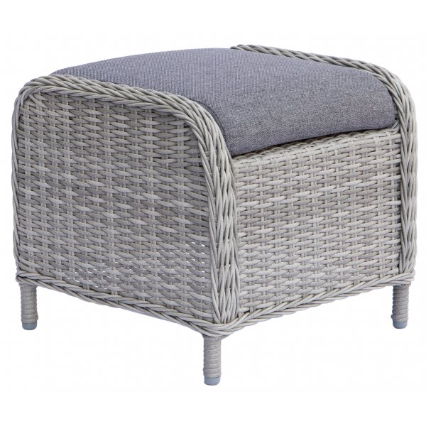 Duvan utembelsett (2 lenstoler, 1 bord) - Gr kunstrotting + Tekstilrens for mbler