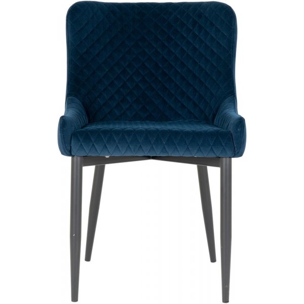 Boston spisestol - mørk blå / svart Boston spisestol - mørk blå / svart