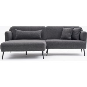 Revos divan sofa venstre - Antrasitt