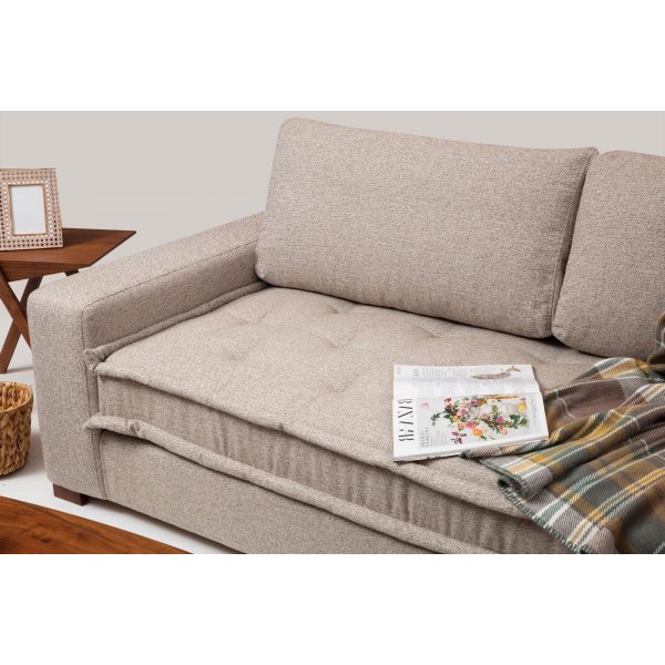 Lena divansofa - Sandbeige