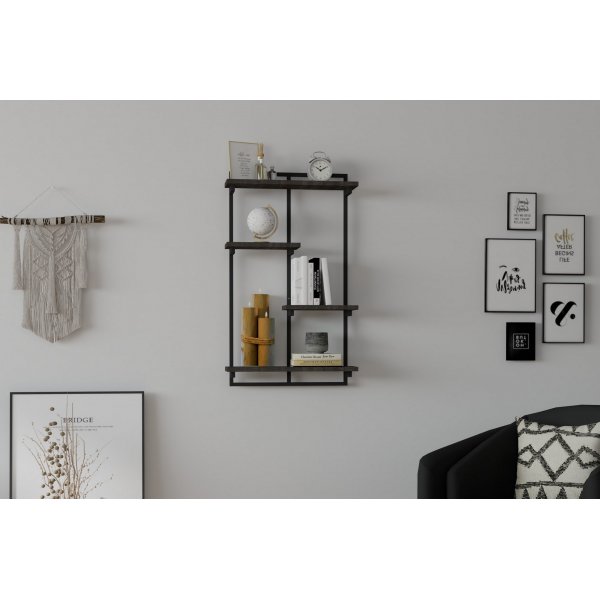 Dront vegghylle antrasitt Dront vegghylle antrasitt