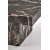 Monolitisk salongbord 80 x 80 cm - Sort marmor