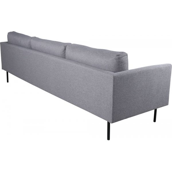 Eden 3-seter sofa B262 cm - Grått stoff + Tekstilrens for møbler Eden 3-seter sofa B262 cm - Grått stoff + Tekstilrens for møbler
