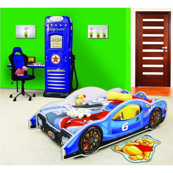 Louie racerbil barnseng - Valgfri farge og størrelse! Louie racerbil barnseng - Valgfri farge og størrelse!