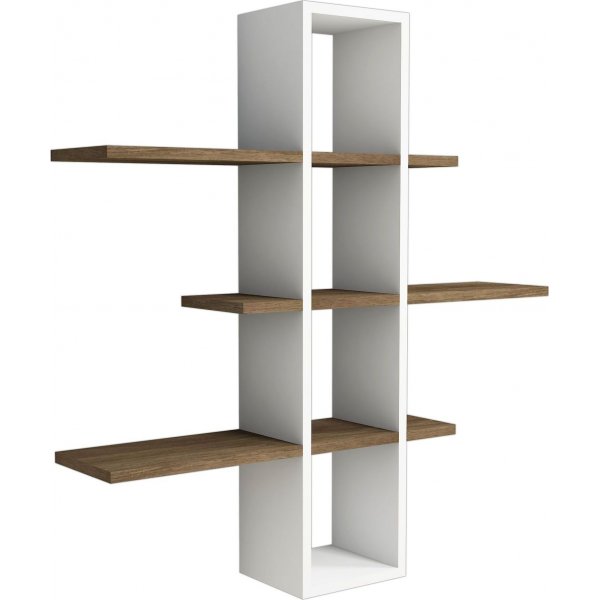 Ardo vegghylle - Valnøtt/hvit Ardo vegghylle - Valnøtt/hvit