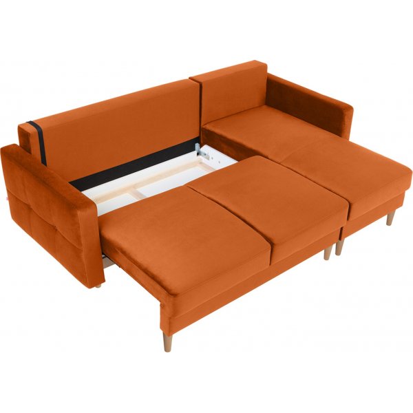 Noret sovesofa divansofa - Oransje rød Noret sovesofa divansofa - Oransje rød