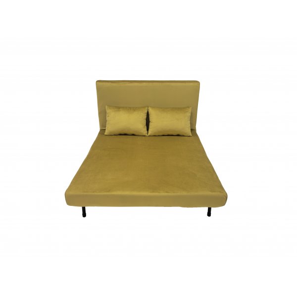 Sovesofa Helsingborg - Gul fløyel | 193 cm Sovesofa Helsingborg - Gul fløyel | 193 cm