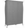 Barokk garderobe med 3 drer - Gr