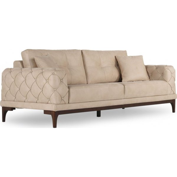 Lale 3-seters sovesofa - Krem