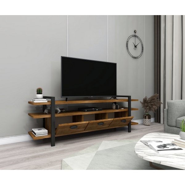 Lucca mediabenk - Valnøtt Lucca mediabenk - Valnøtt