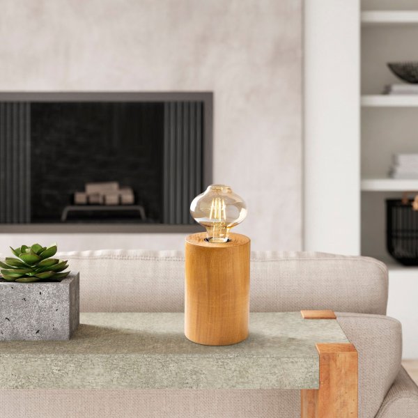Kavuk bordlampe 128 - Tre