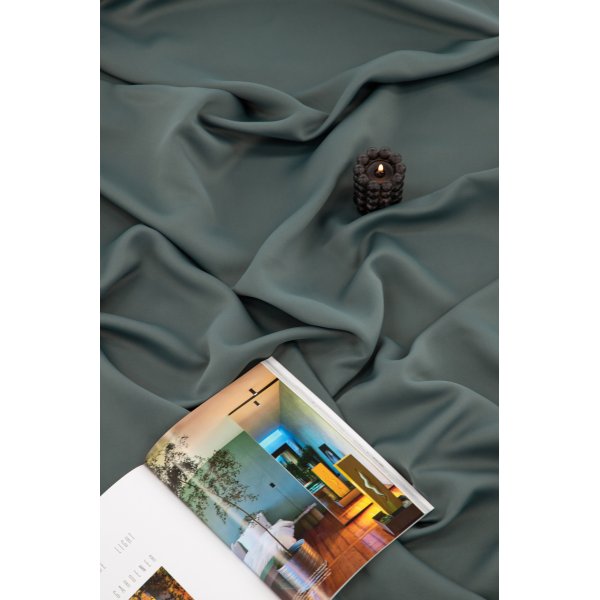 Glenn gardin - Blå/grønn Glenn gardin - Blå/grønn