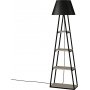 Pal gulvlampe - Lys mokka/svart