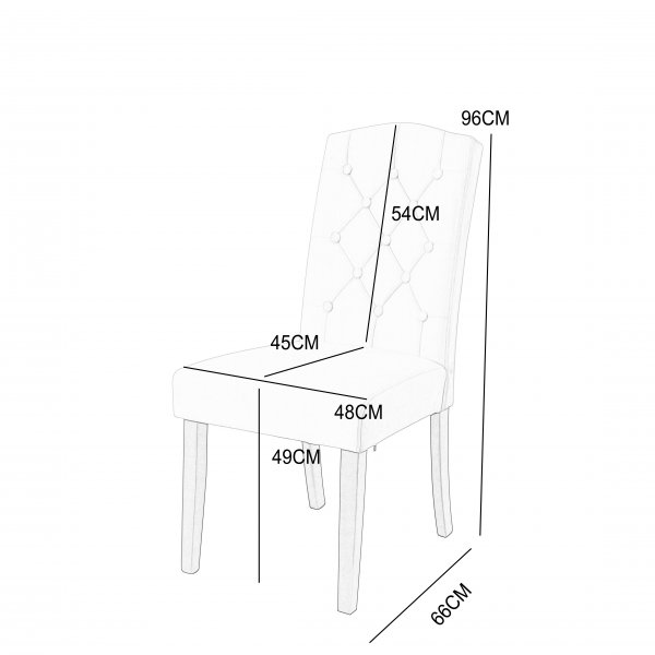 Lexington spisestuestol - Gr/svart