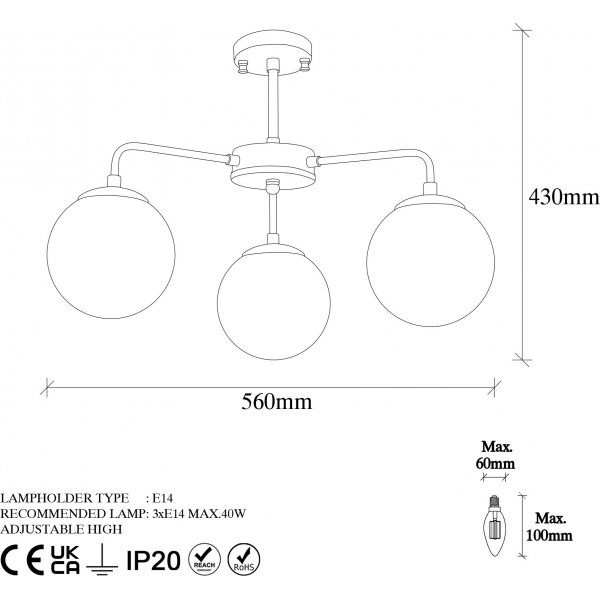 Trådtaklampe 10991 - Vintage Trådtaklampe 10991 - Vintage