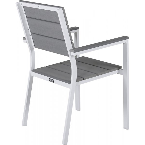 Levels spisestuestol - Grå/Hvit Levels spisestuestol - Grå/Hvit