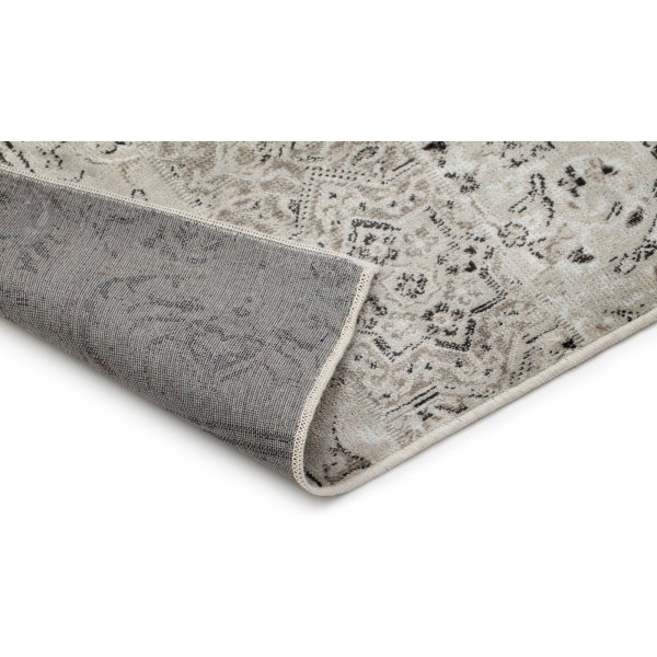 Viskoseteppe Casablanca Patch - Sølv Viskoseteppe Casablanca Patch - Sølv