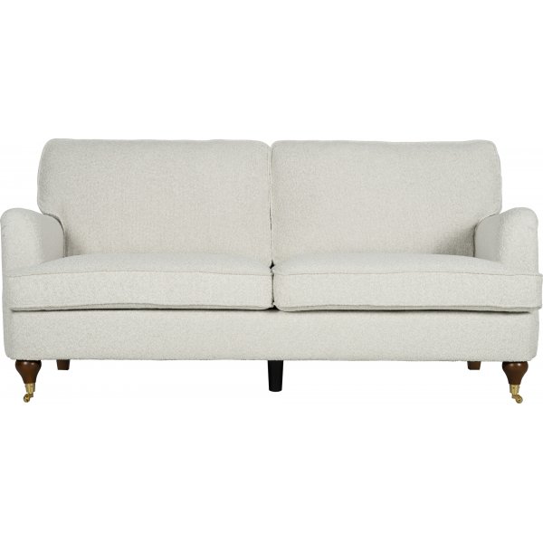 Howard Watford Deluxe 2-seters sofa i boucl + Tekstilpleie for mbler