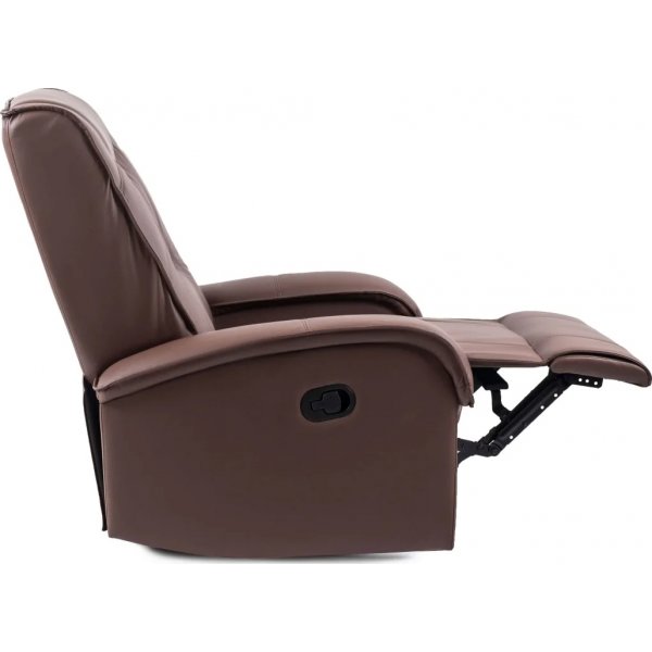 Jacqueline hvilestol i brunt øko-skinn Jacqueline hvilestol i brunt øko-skinn