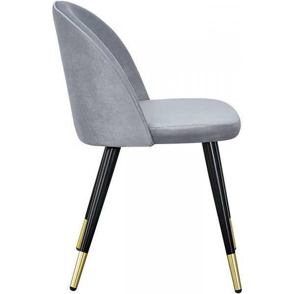 Spisestol Zeus - Messing / Lysegr Flyel