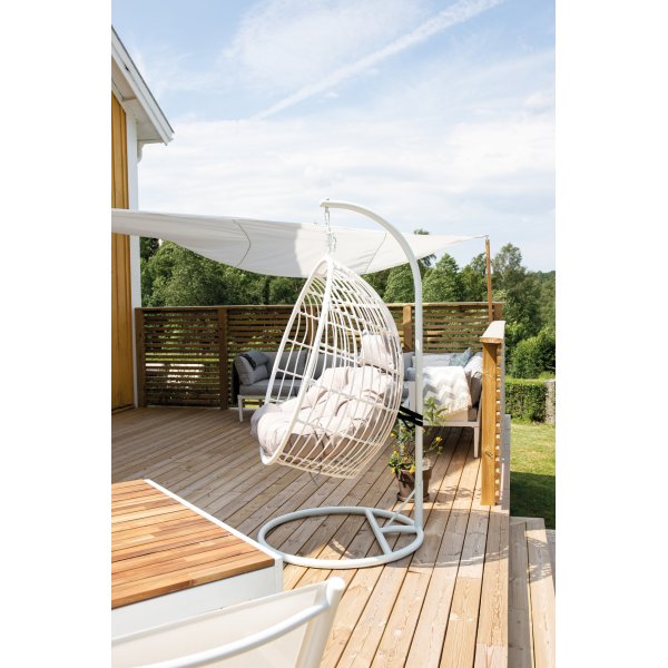 Viga hengestol - Hvit/grå Viga hengestol - Hvit/grå