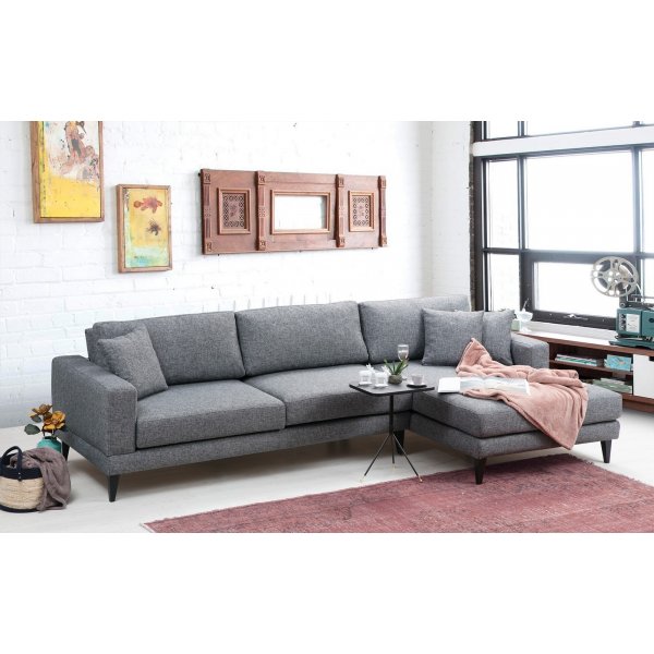 Nordic divansofa - M�rk gr�
