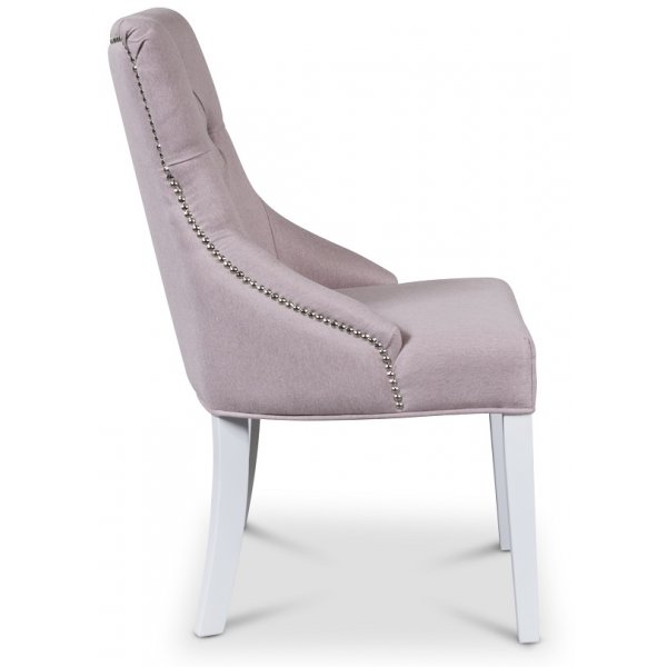 Tuva EUR Spisestol Rosa / Hvit + Flekkfjerner for møbler Tuva EUR Spisestol Rosa / Hvit + Flekkfjerner for møbler