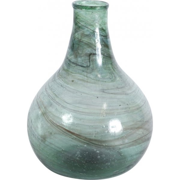 Volta vase rund kolbe kort 15 cm - Grnn
