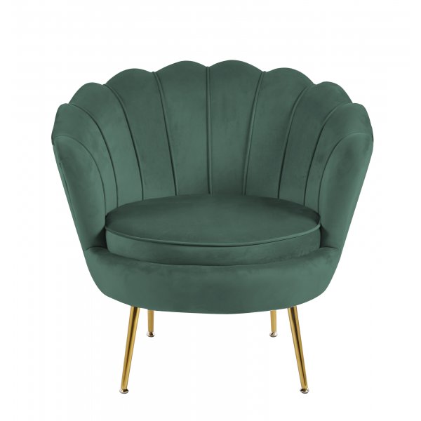 Lenestol grønn/messing - Kingsley Lenestol grønn/messing - Kingsley