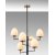 Arve taklampe 10180 - Sort/antikk/hvit