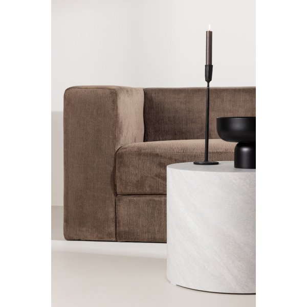 Lumi 3-seters sofa - Brunt lin