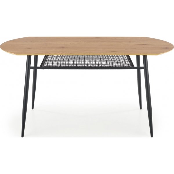 Rankin spisebord 160 cm - Eik/sort Rankin spisebord 160 cm - Eik/sort