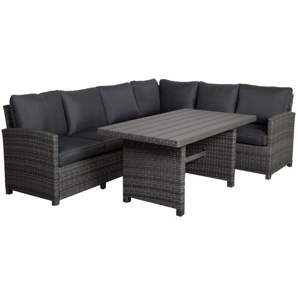 Torekov loungegruppe hjrnesofa med bord 3H2 - Gr